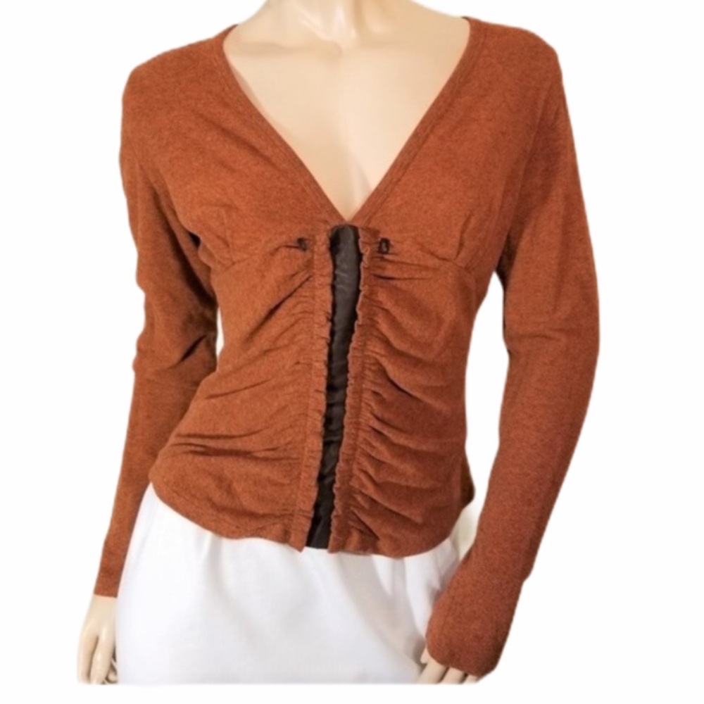 Vassalli Italy 4 Leather Trim Top